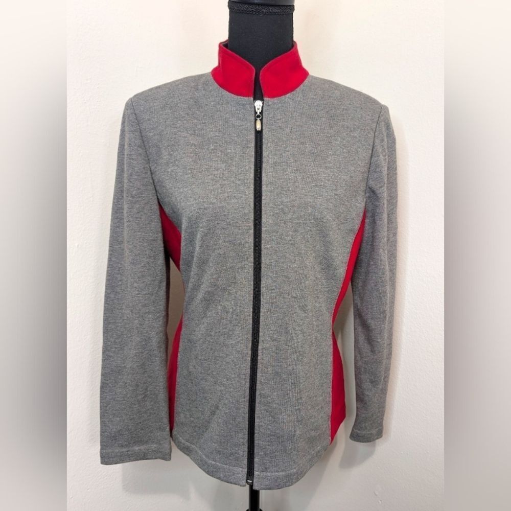 VTG St. John Sport 90s Y2K Sporty Athleisure Nautical Chic Jacket P / S